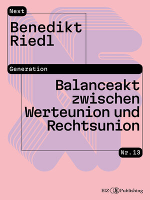 cover image of Balanceakt zwischen Werteunion und Rechtsunion